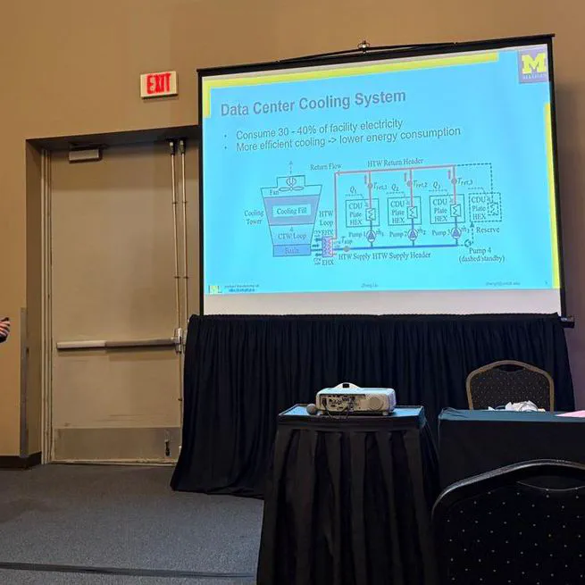 Zheng Gave a Talk at the Michigan Energy Efficiency Conference + Exhibition 2026