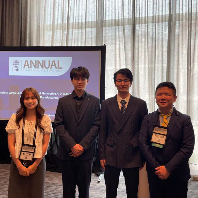 Zheng hosted Large Language Models & Generative AI in Manufacturing Session at 2026 IISE Annual Conference