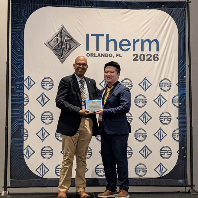 IML's Paper won the Prof. Avram Bar-Cohen Best Paper Award in the Data Centers Thermal Management track at 2026 IEEE ITherm